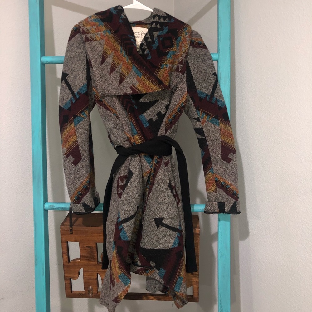 American Rag Aztec Wool Coat.